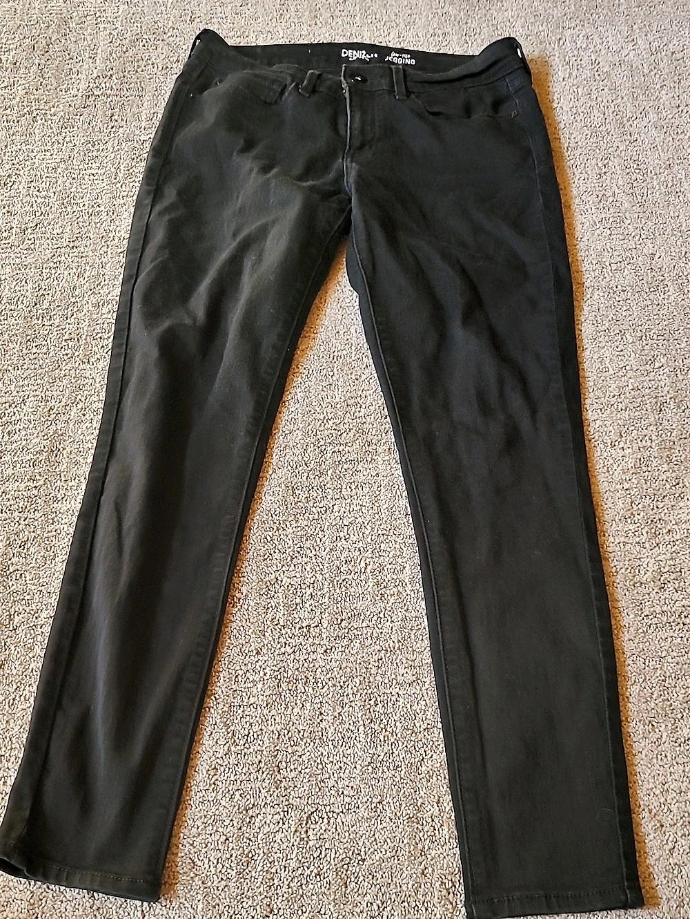 Denizen Black Jeggings Size 11 Juniors